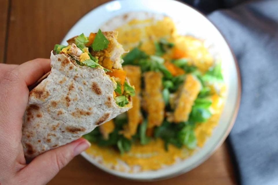 wraps met krokante kip